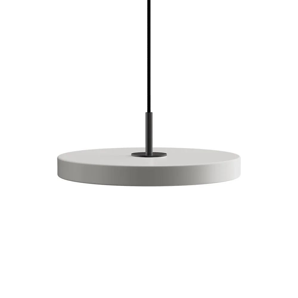 UMAGE - Asteria Plus hængelampe, Ø 30 cm, lysegrå/sort