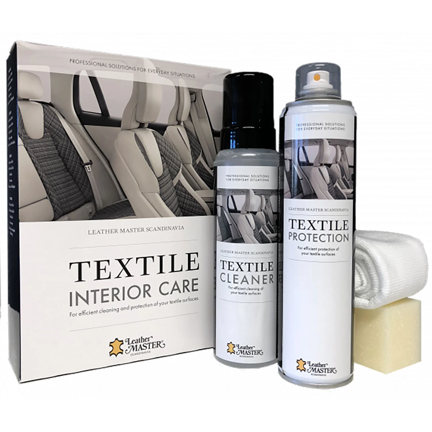 Leather Master, Tekstilplejesæt til interiør 2x400 ml