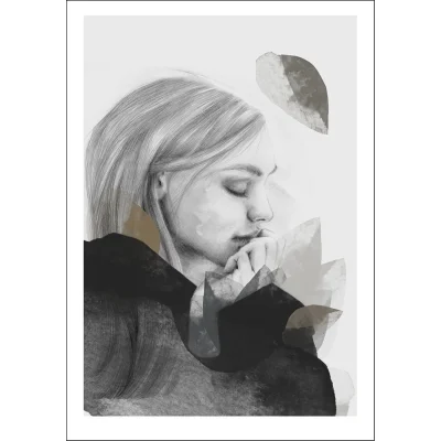 Anna Bülow, Anna Bülow poster Dreamer in Black 70x100cm sign/numrerat