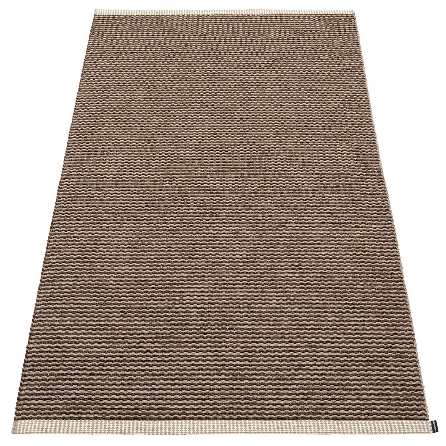 Pappelina, Mono tæppe 85x160 cm dark brown / dark linen