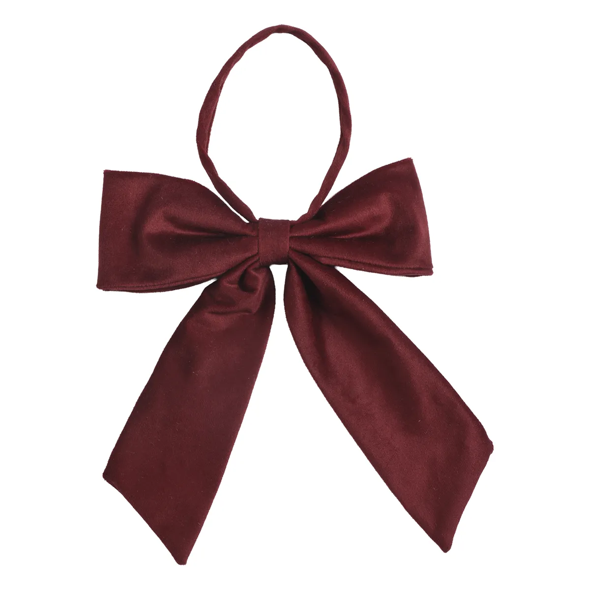 Affari of Sweden, Julesløjfe i velour Velvet M Red B 22 cm