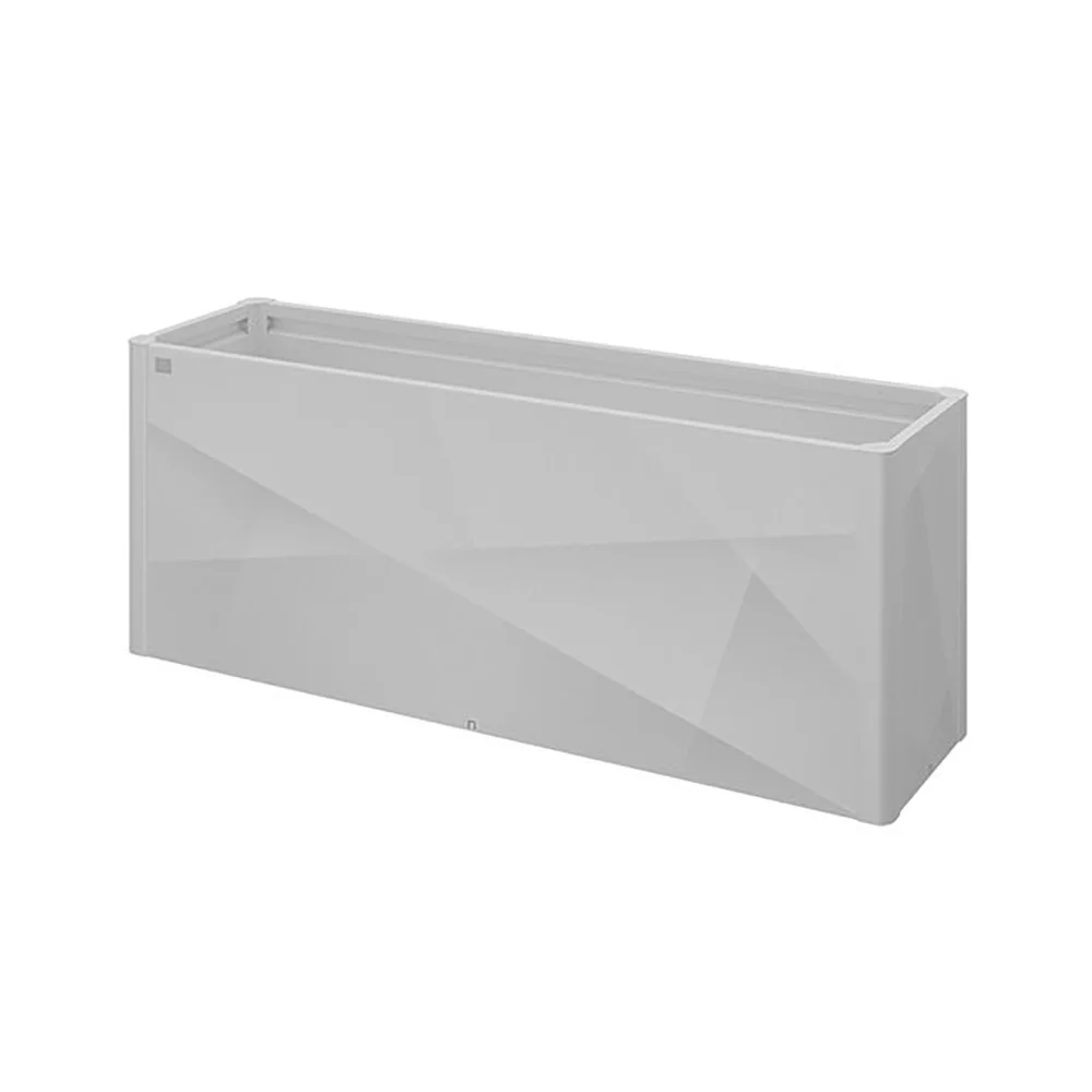 Biohort, Dyrkningsbed 2 x 0,5 X-Design metallic
sølv