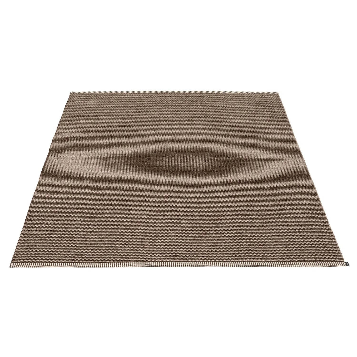 Pappelina, Mono tæppe 180x220 cm dark brown / dark linen