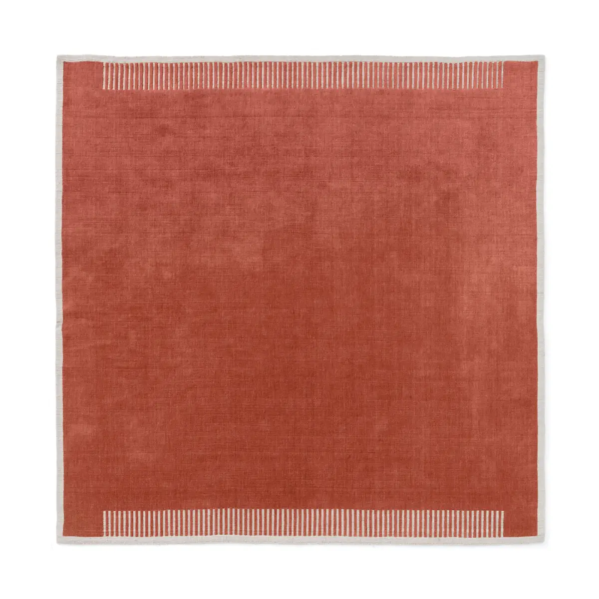 Audo Copenhagen Duomo tæppe 270x270 cm Terracotta red