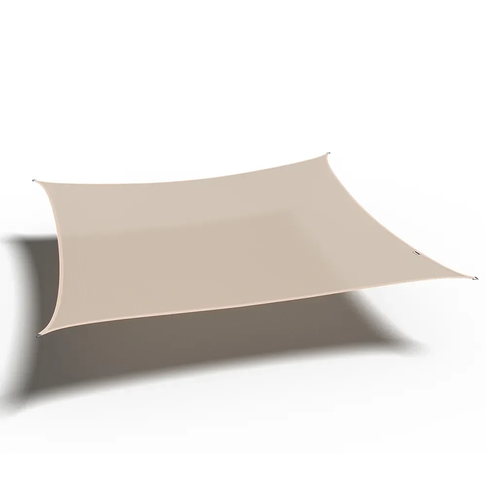 Platinum Sun & Shade, Coolfit solar sail square 360x360cm green off-white