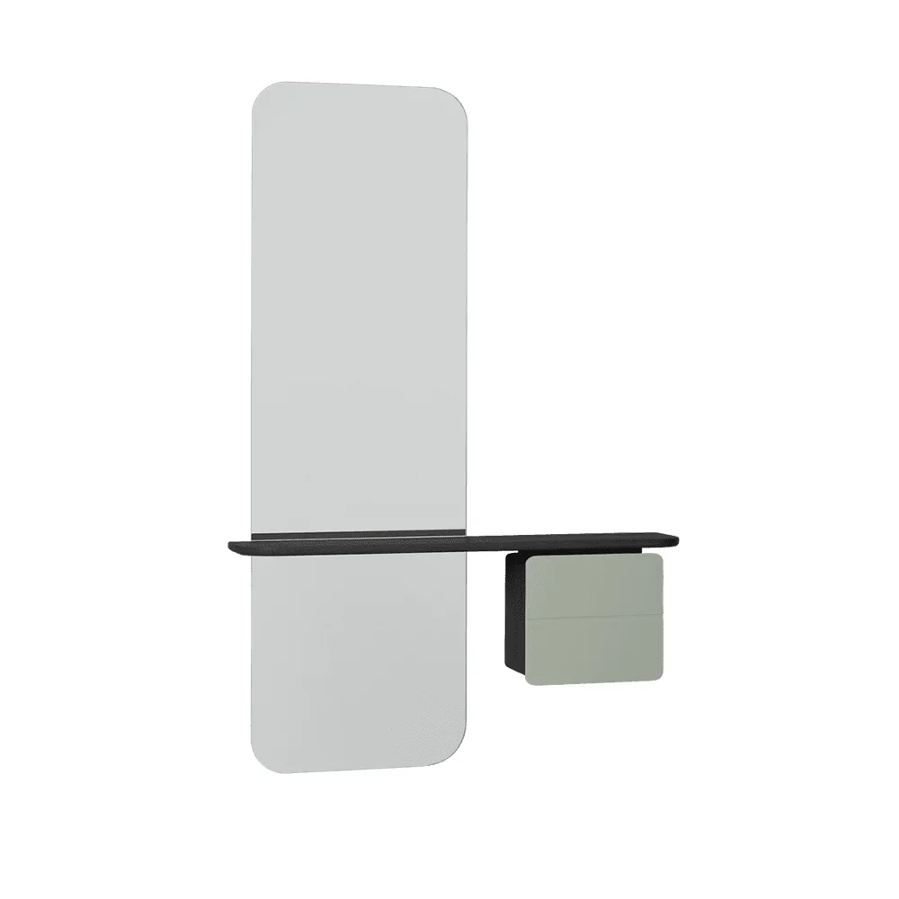 Umage, One More Look Spejl sort eg/ Nuance Olive