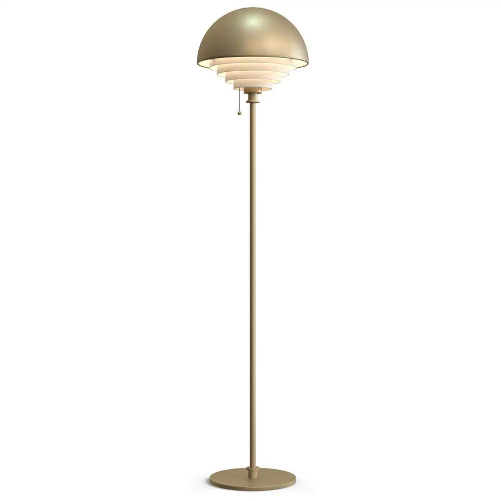 Herstal Motown gulvlampe 150 cm Messing