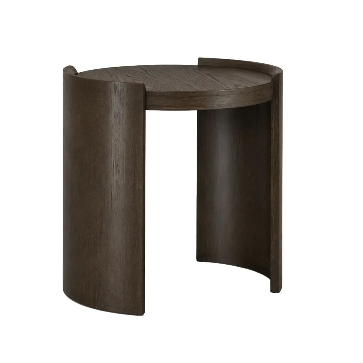 Artwood, Rundt sidebord Oakland Ø 55 cm US brown