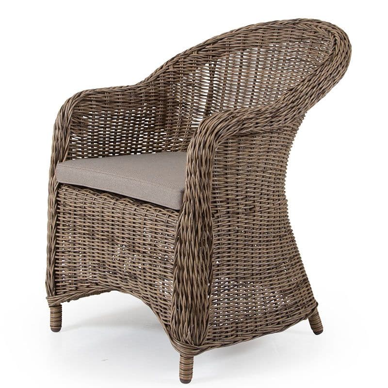 Brafab Eads armstol med siddepude Natur-beige
