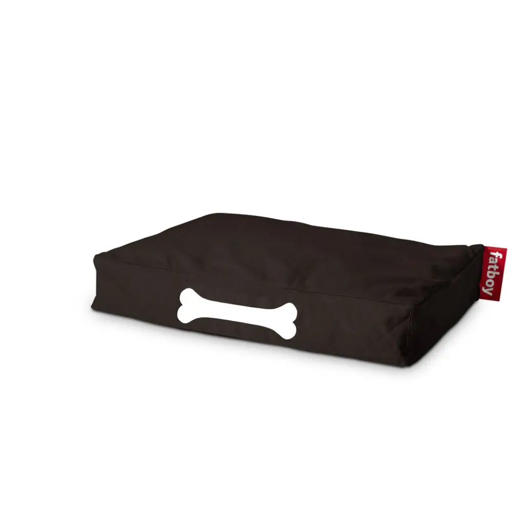Fatboy, doggielounge S canvas recycled Hunde seng black licorice
