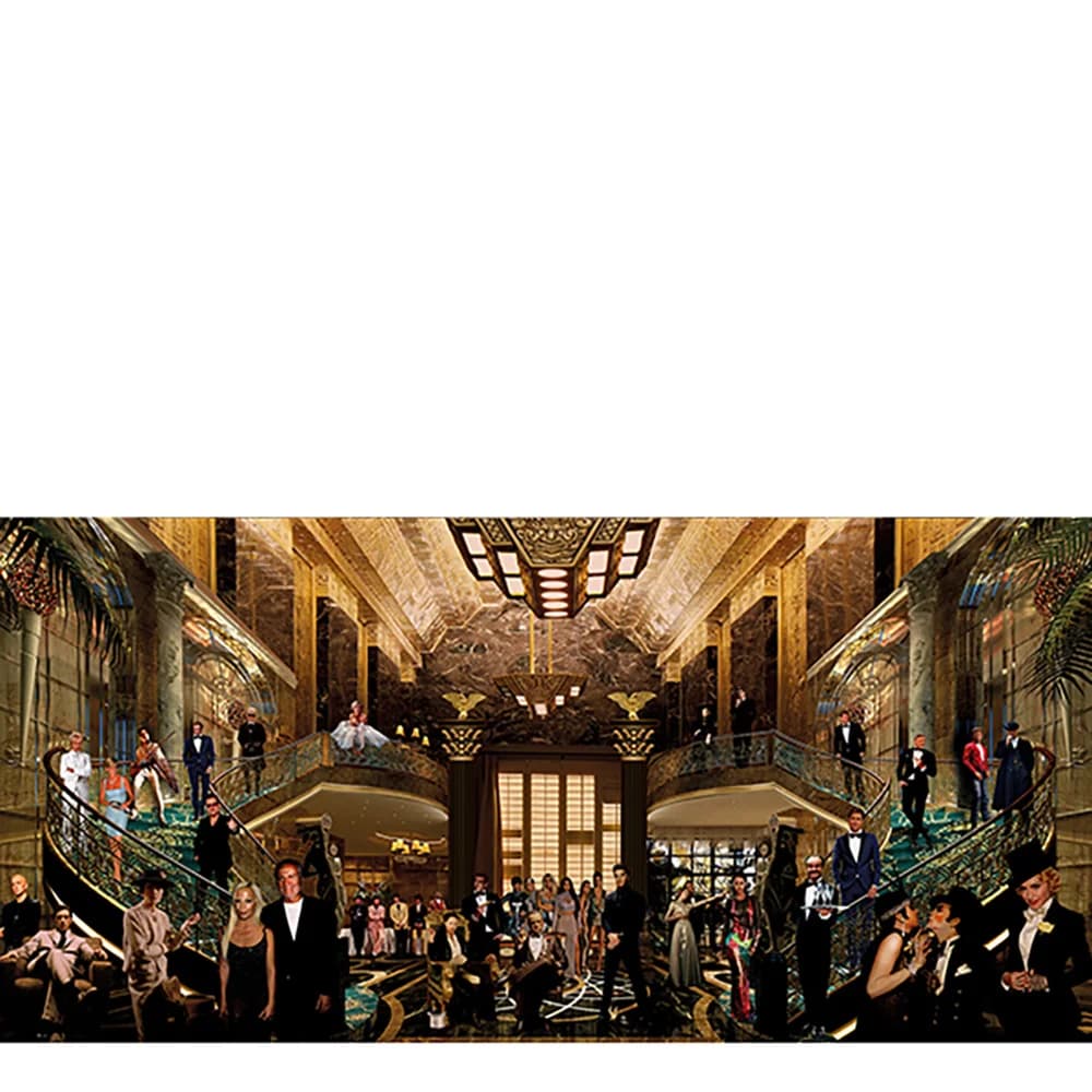 Artwood, THE PARTY OF THE CENTURY - fototavle 250x120