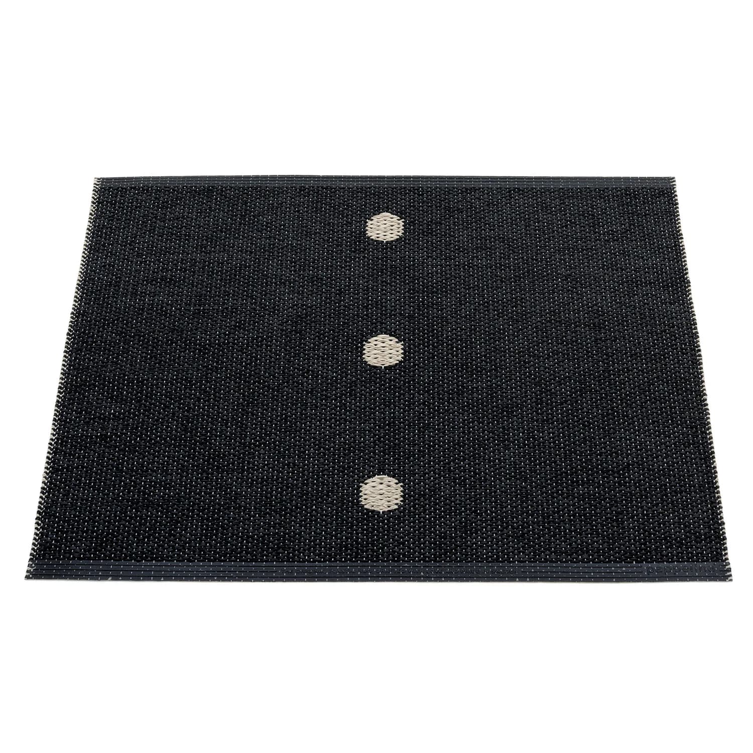 Pappelina, Peg tæppe 70x60 cm black / linen