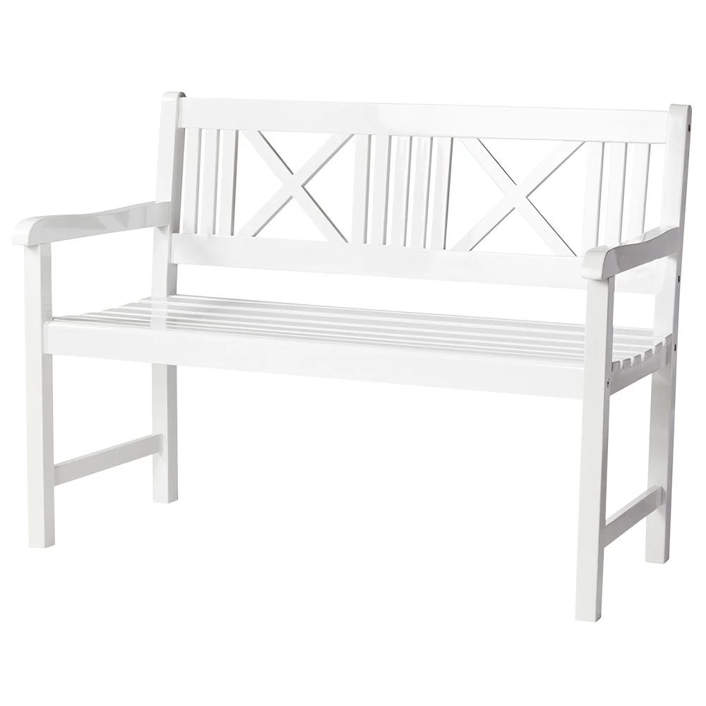 Cinas, Rosenborg 120 cm Bænk hvid
