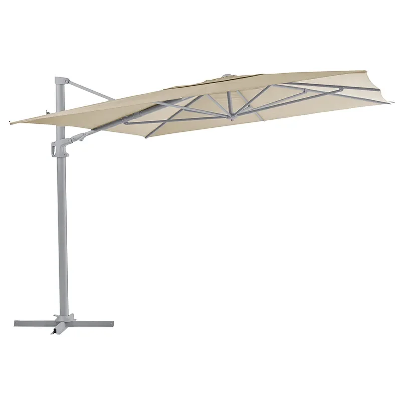Brafab, Vinovo parasol 300x400 cm Light grey / Khaki