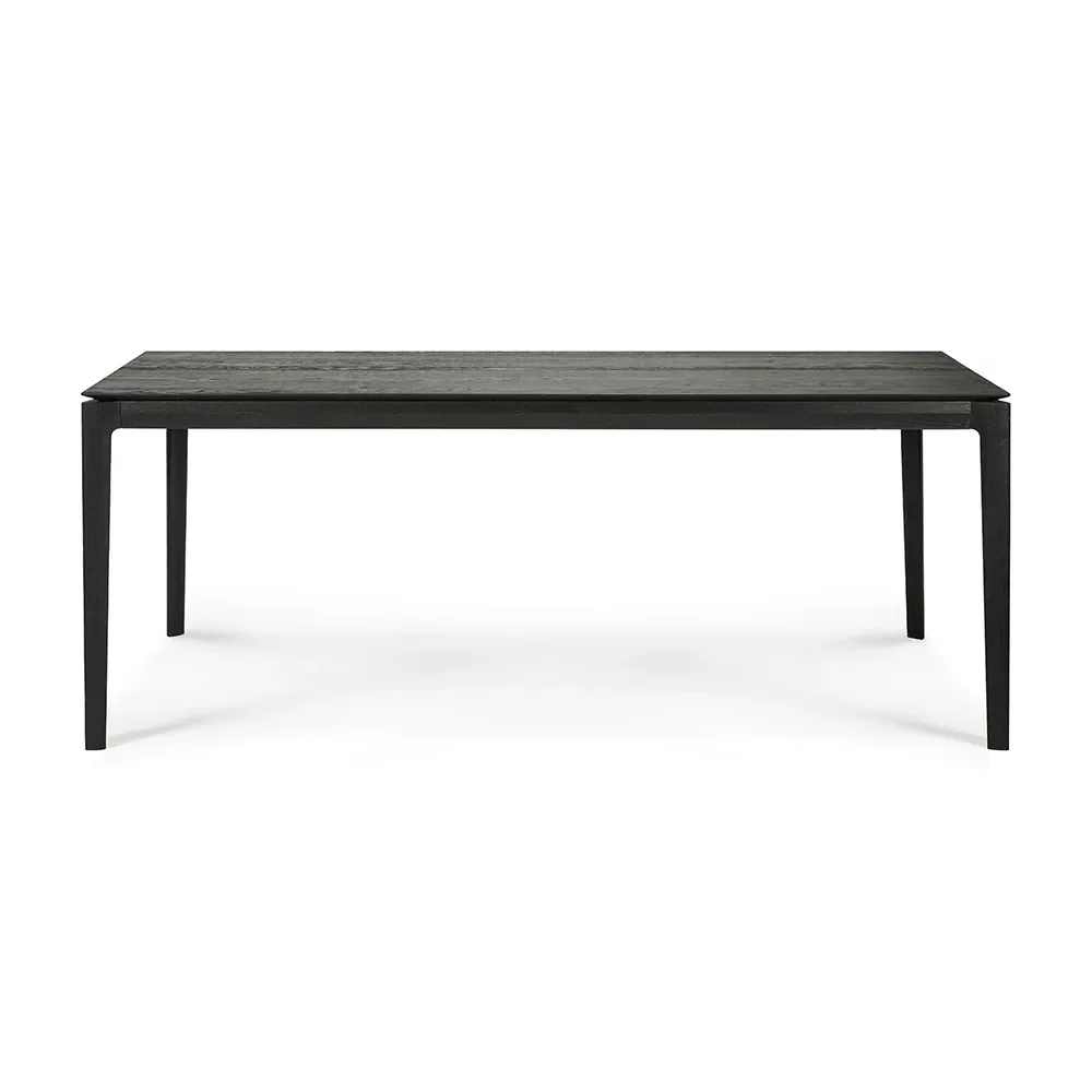 Ethnicraft, Bok Spisebord 95x200 cm Sortlakeret eg