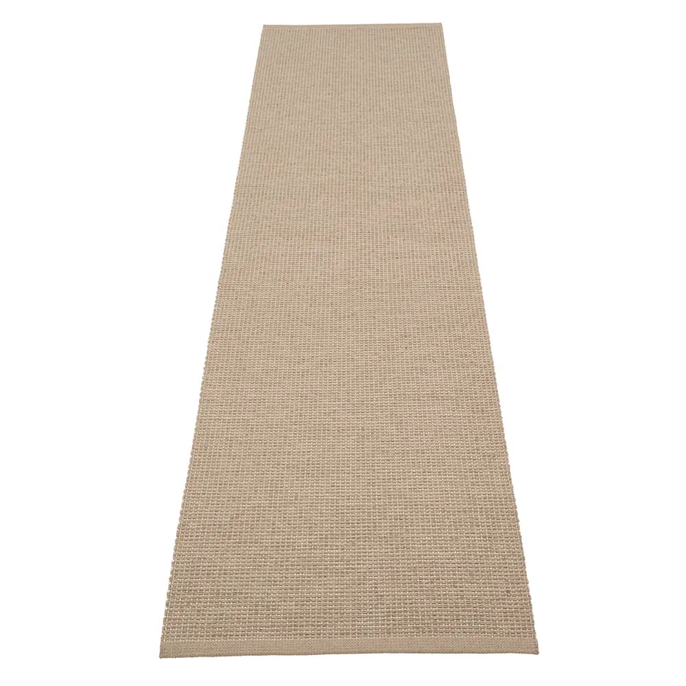 Pappelina, Emm tæppe 70 x 300 cm Potato/Beige Metallic