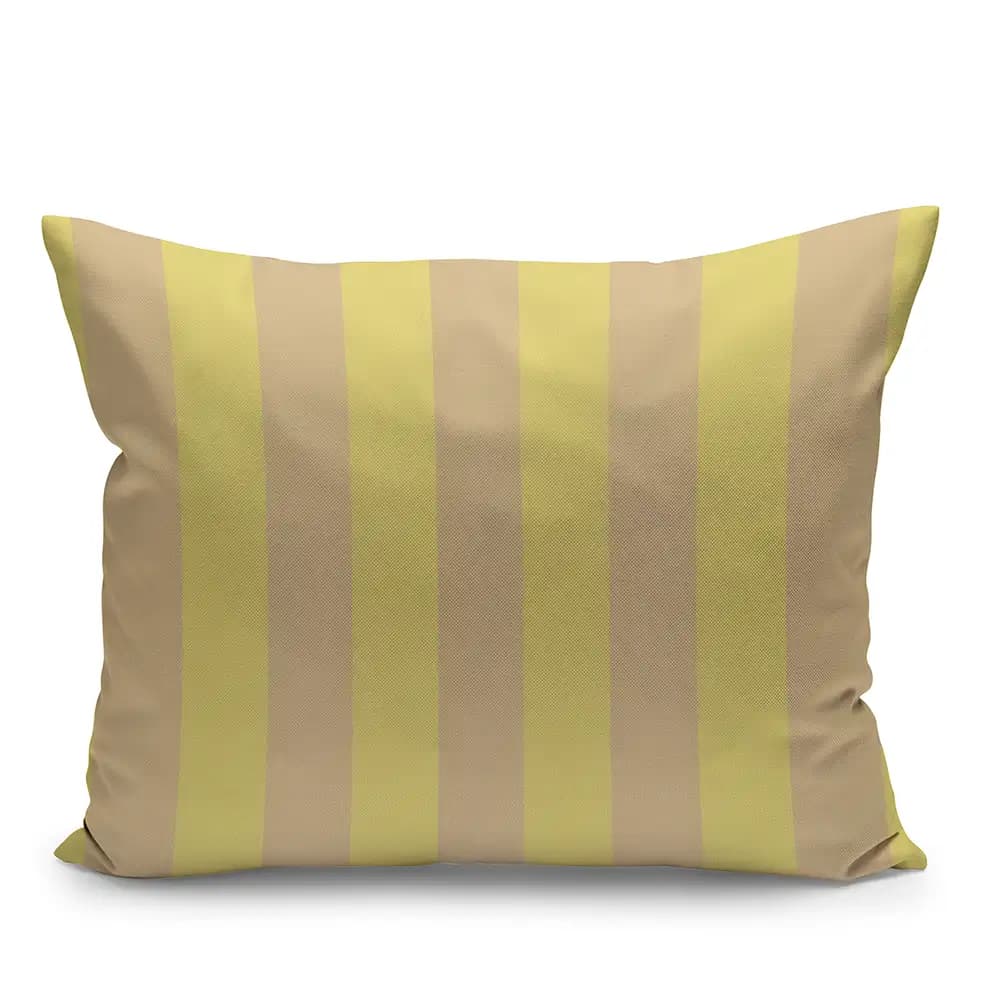 Skagerak, Barriere Dekorativ pude 60x50 cm Lemon/Sand Stripe