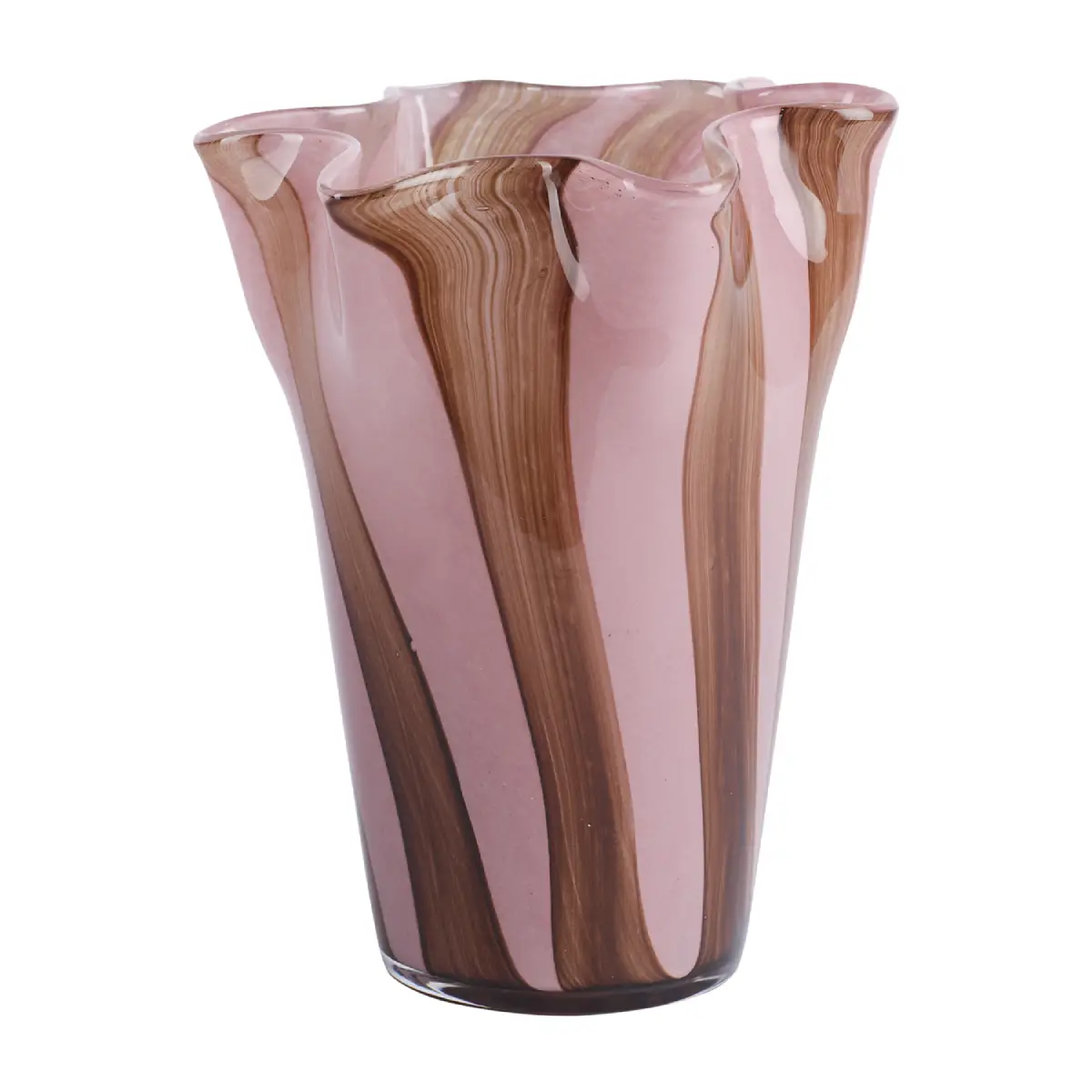 Affari of Sweden, MIMOSA-vase lyserød/brun