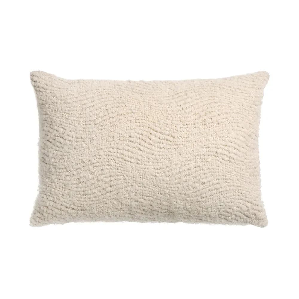 Ethnicraft, Pude Wave 60x40 cm Off-white