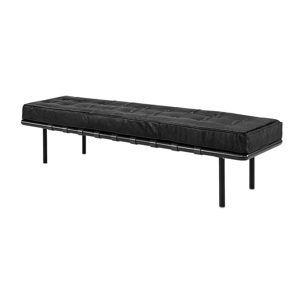 Artwood, Princetown Bænk 163 cm Sort Læder Artwood