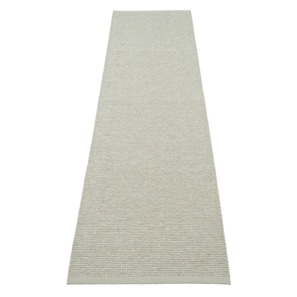 Pappelina, Emm tæppe 70 x 300 cm Sage/Linen Metallic