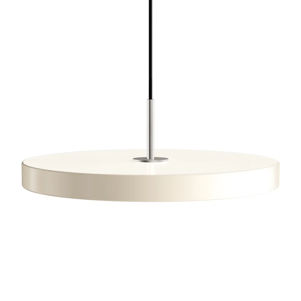 UMAGE - Asteria Pendel Medium Pearl White/Steel
