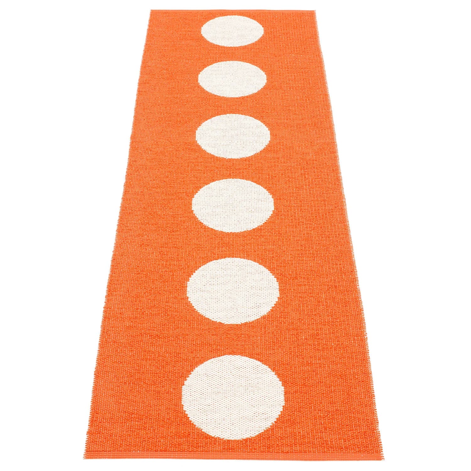 Pappelina, Vera tæppe 70x225 cm orange / vanilla