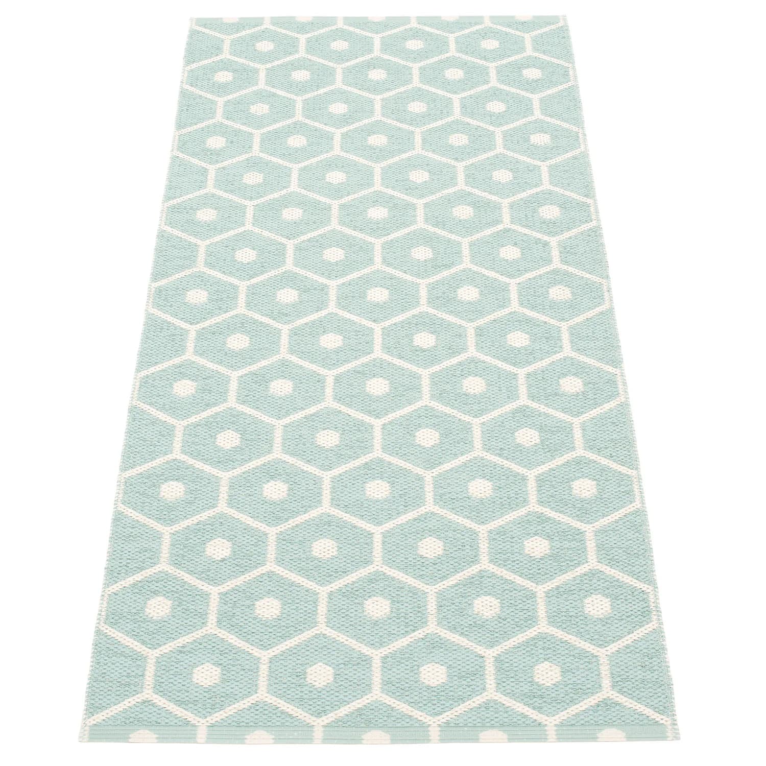 Pappelina, Honey tæppe 70x160 cm pale turquoise / vanilla