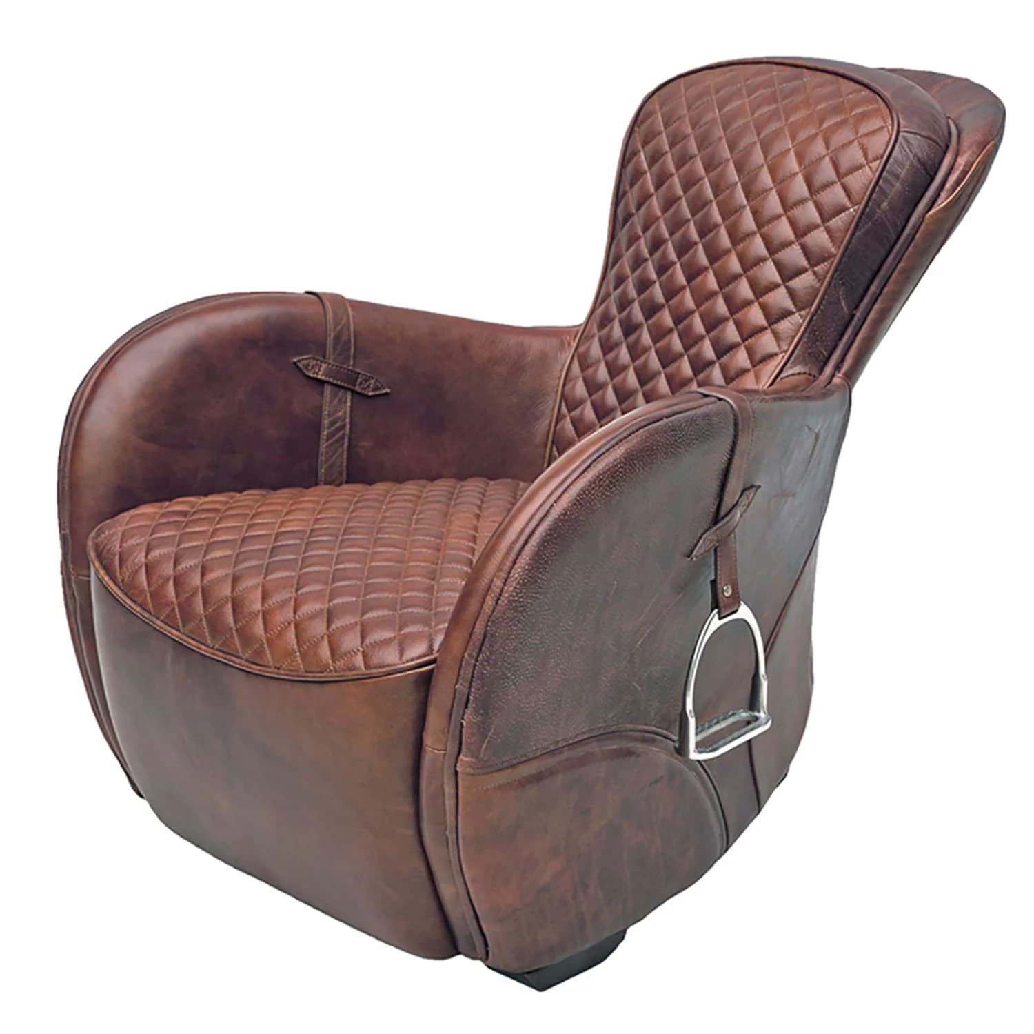 Artwood, Saddle lænestol vintage cigar