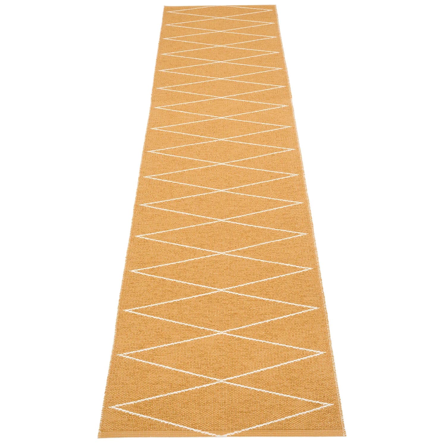 Pappelina, Max tæppe 70x320 cm ochre / vanilla