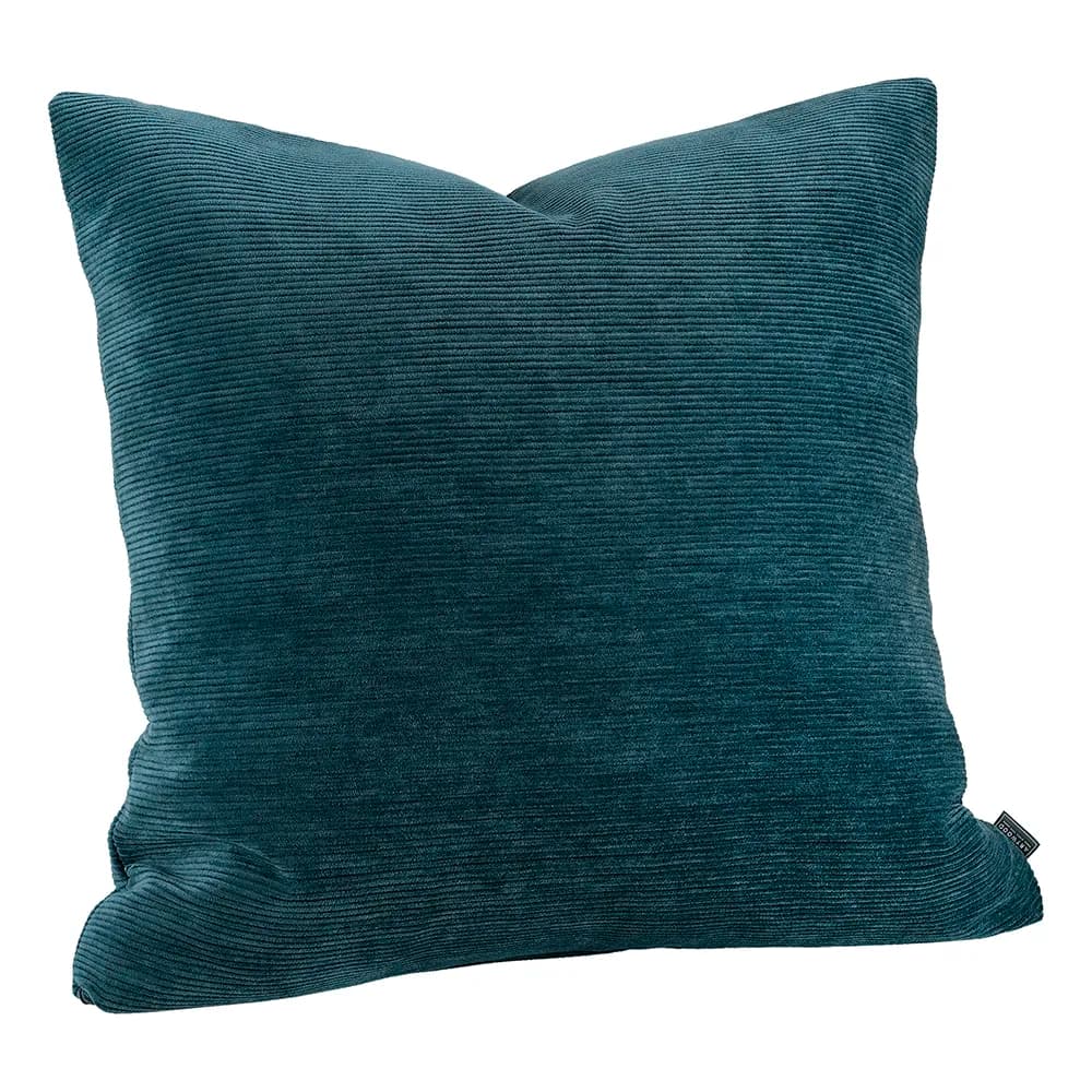 Artwood, Soft Cord cyan pudebetræk 60x60 cm
