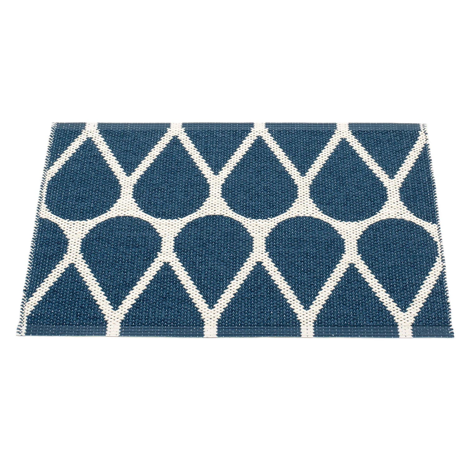 Pappelina, Otis tæppe 70x50 cm ocean blue / vanilla