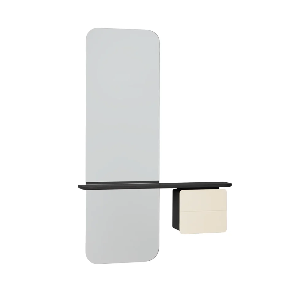 Umage, One More Look Spejl sort eg/Pearl White