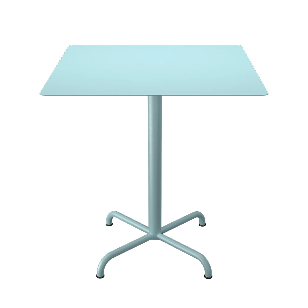 Houe, PICO Sofabord 70x70 cm, understel 4 ben Ice Blue