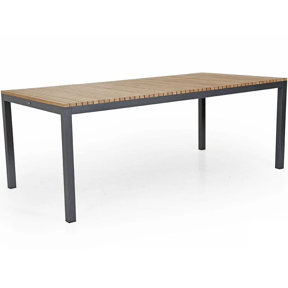 Brafab, Zalongo Spisebord 100x200 cm Natur/Grå Brafab