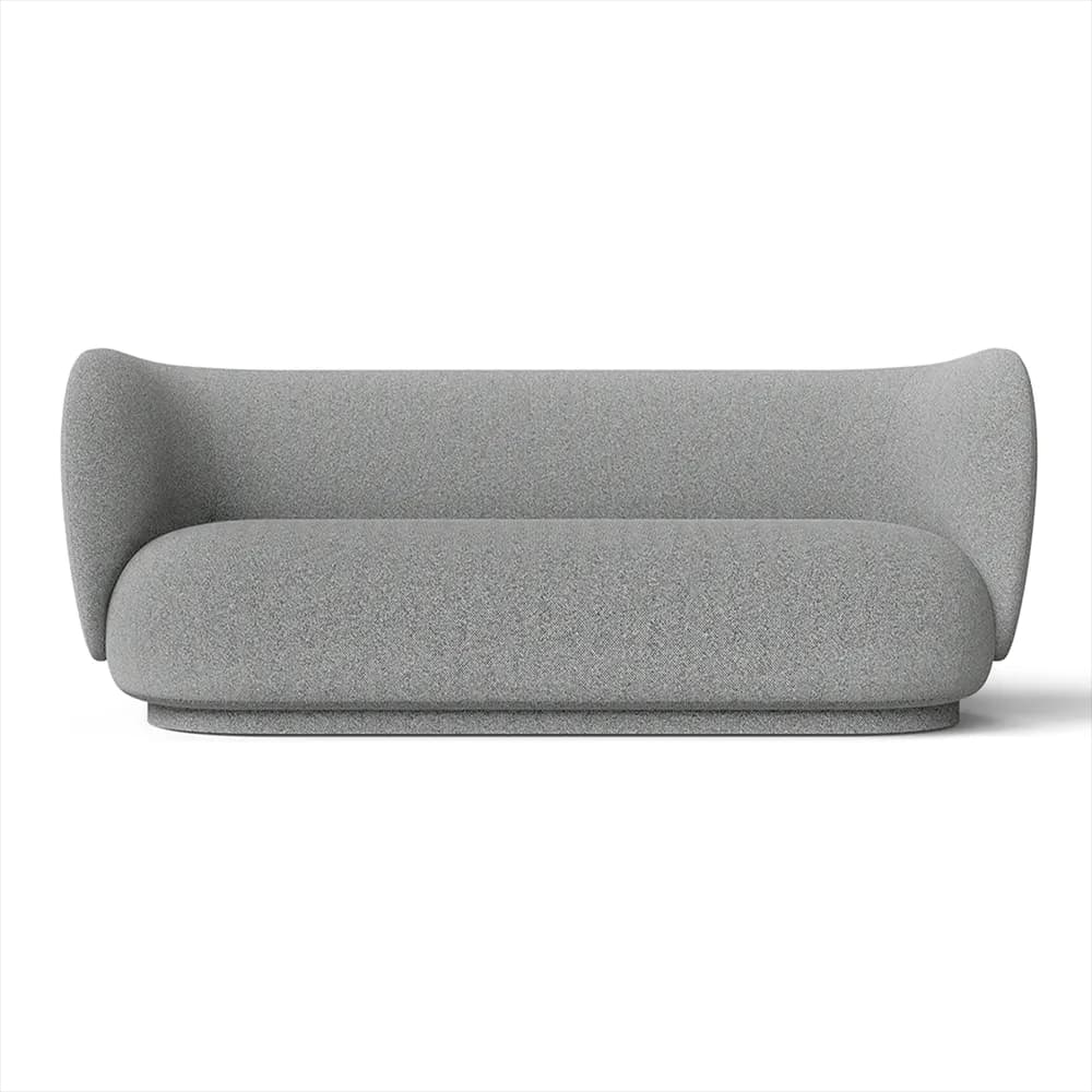 Ferm Living, Rico 3-personers sofa Main Line Flax - Navy