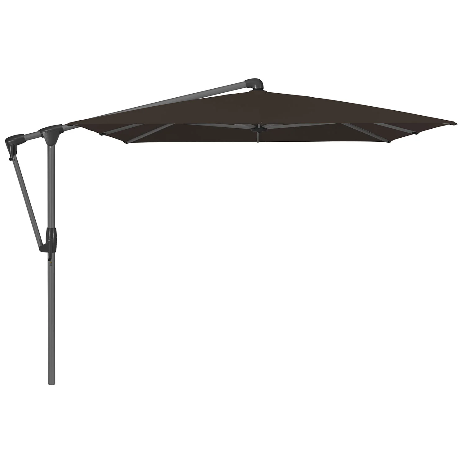 Glatz, Sunwing Casa Frithængende Parasol 300x240 cm Kat.4 Antracit Alu/408 Black Glatz