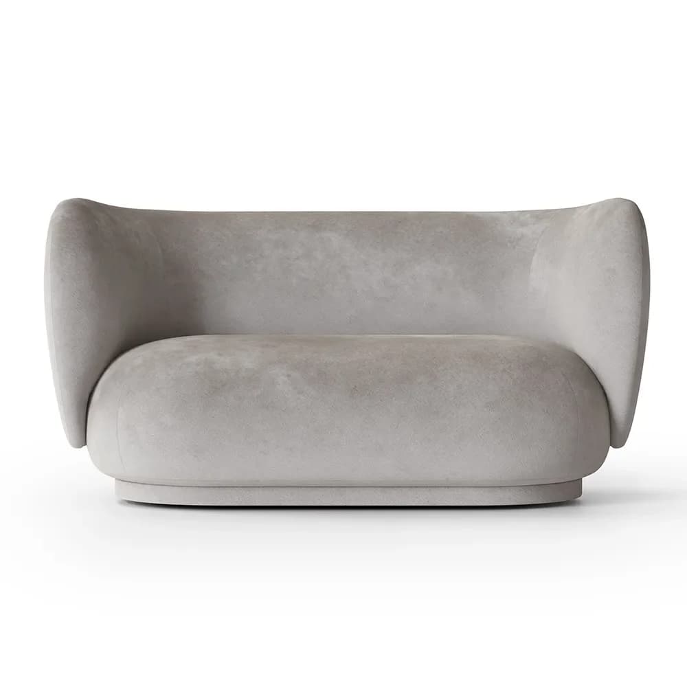 Ferm Living, Rico 2-personers sofa Faded - Concrete