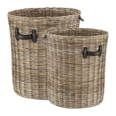 Artwood, Rund Kurv 2-pak Grey Lacak Artwood
