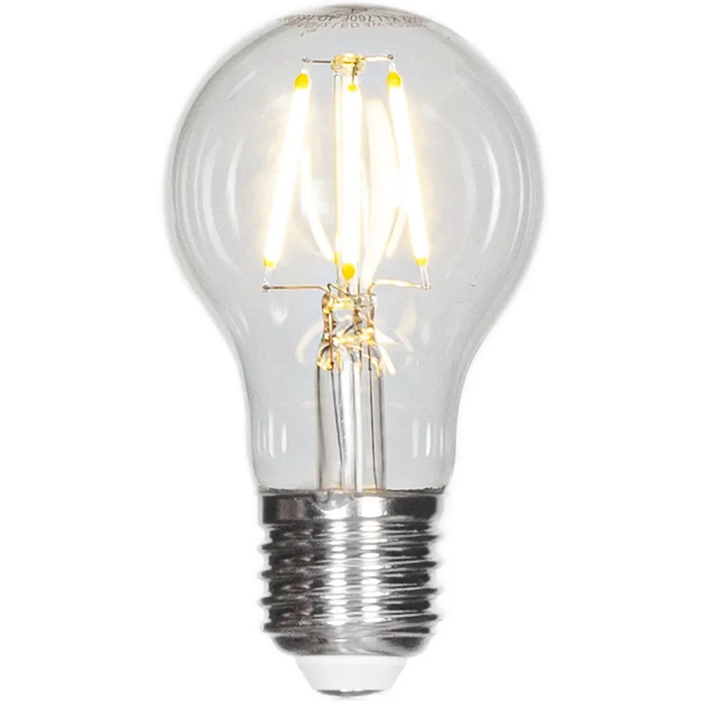 by Rydéns, Filament lyskilde LED dæmpbar E27 4W Ø60mm Transparent