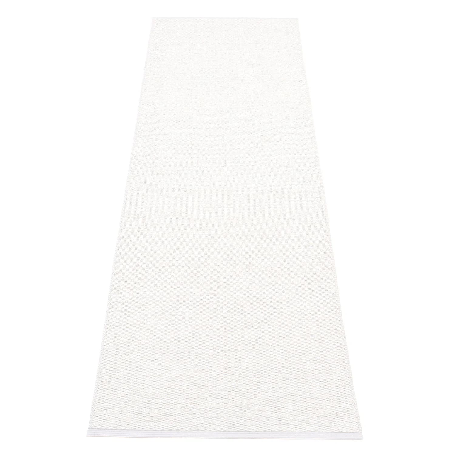 Pappelina, Svea tæppe 70x240 cm white metallic / white
