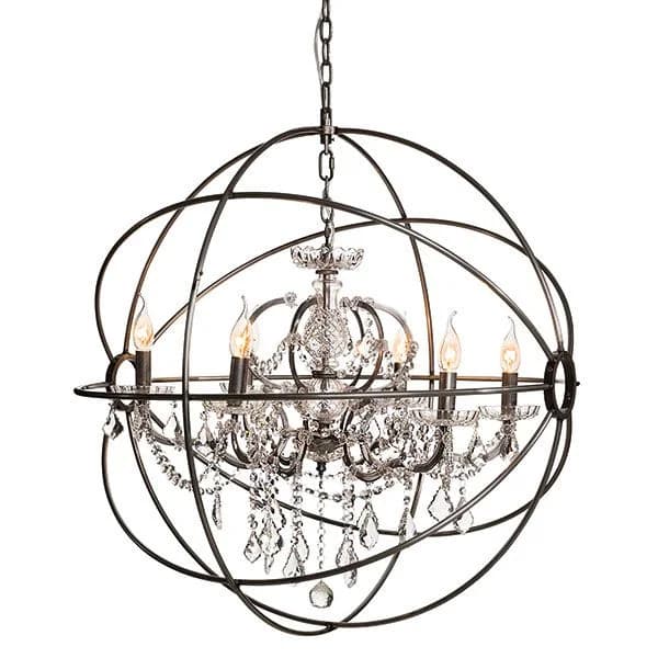 Artwood, Krystallysekrone Rome Sølv 80 cm Artwood