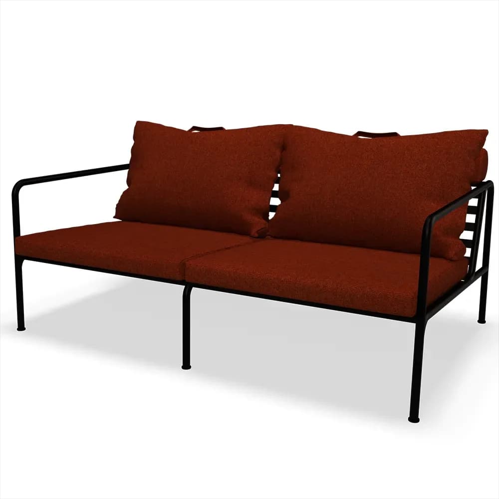 Houe, Avon 2-personers sofa Rust/Black