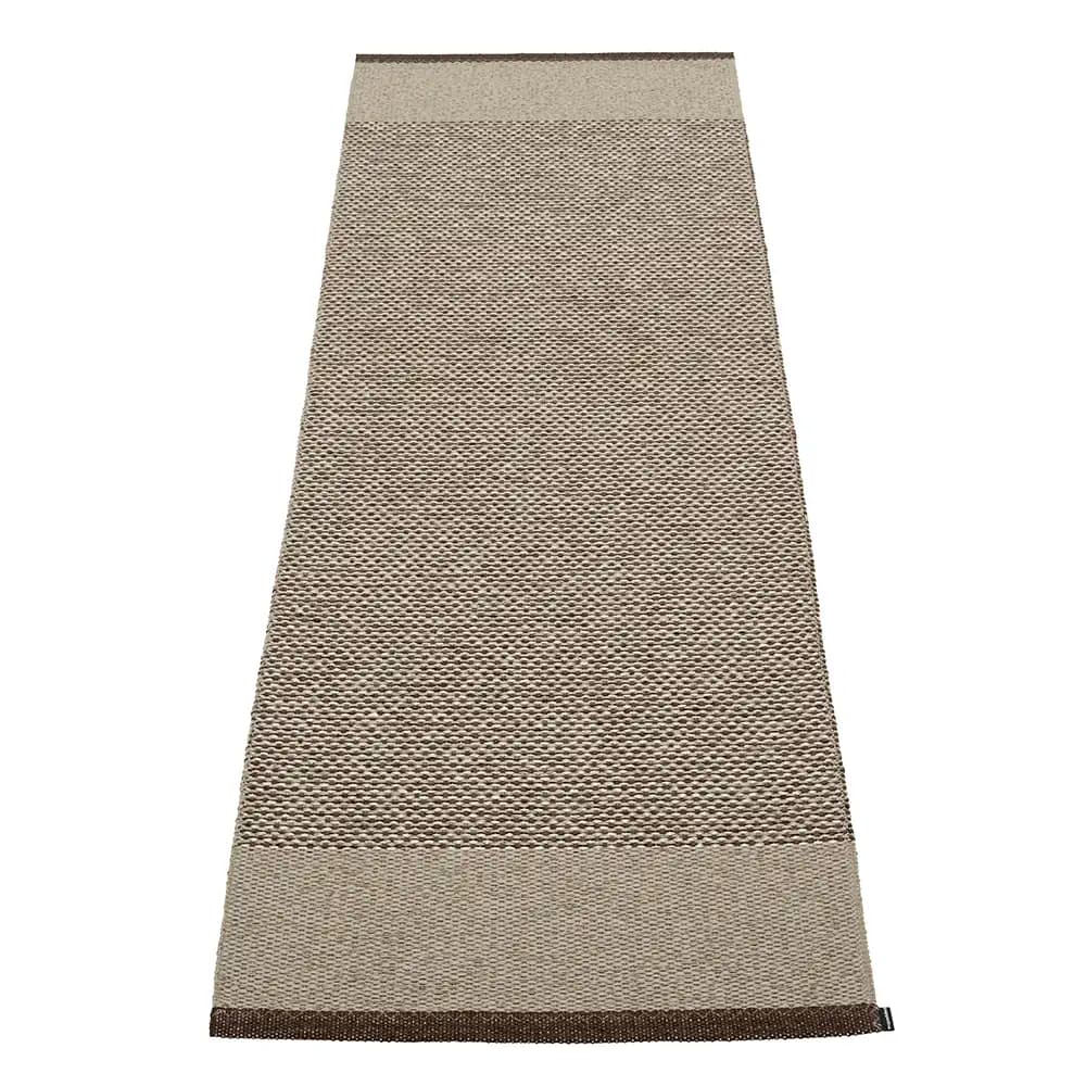Pappelina, Edit tæppe 85x260 cm Dark Brown