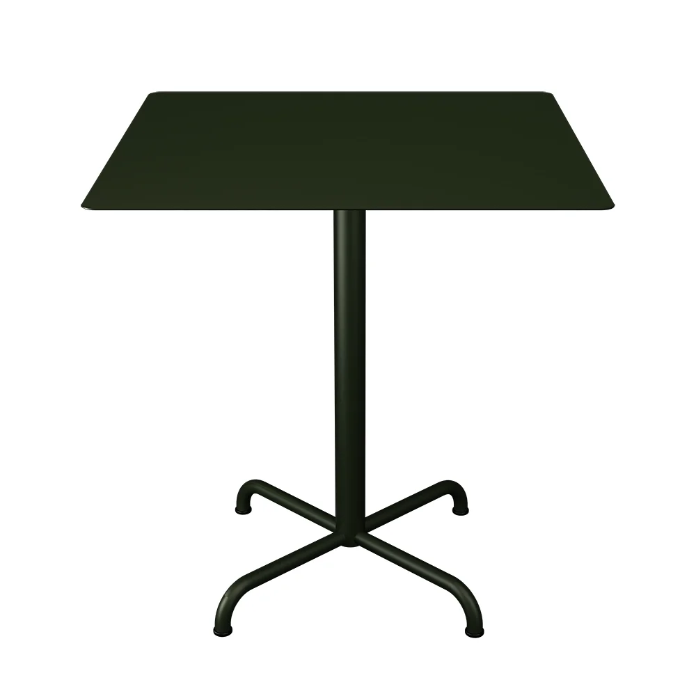 Houe, PICO Sofabord 70x70 cm, understel 4 ben Olive green