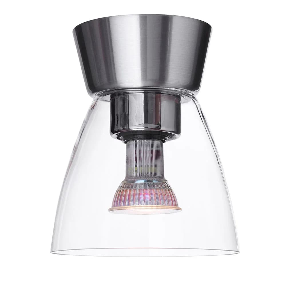 Belid, Bizzo loftslampe D165 aluminium/klart glas inklusive lyskilder