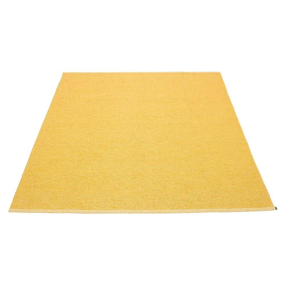 Pappelina, Mono tæppe Pale Yellow/ Mustard 180 x 220 cm