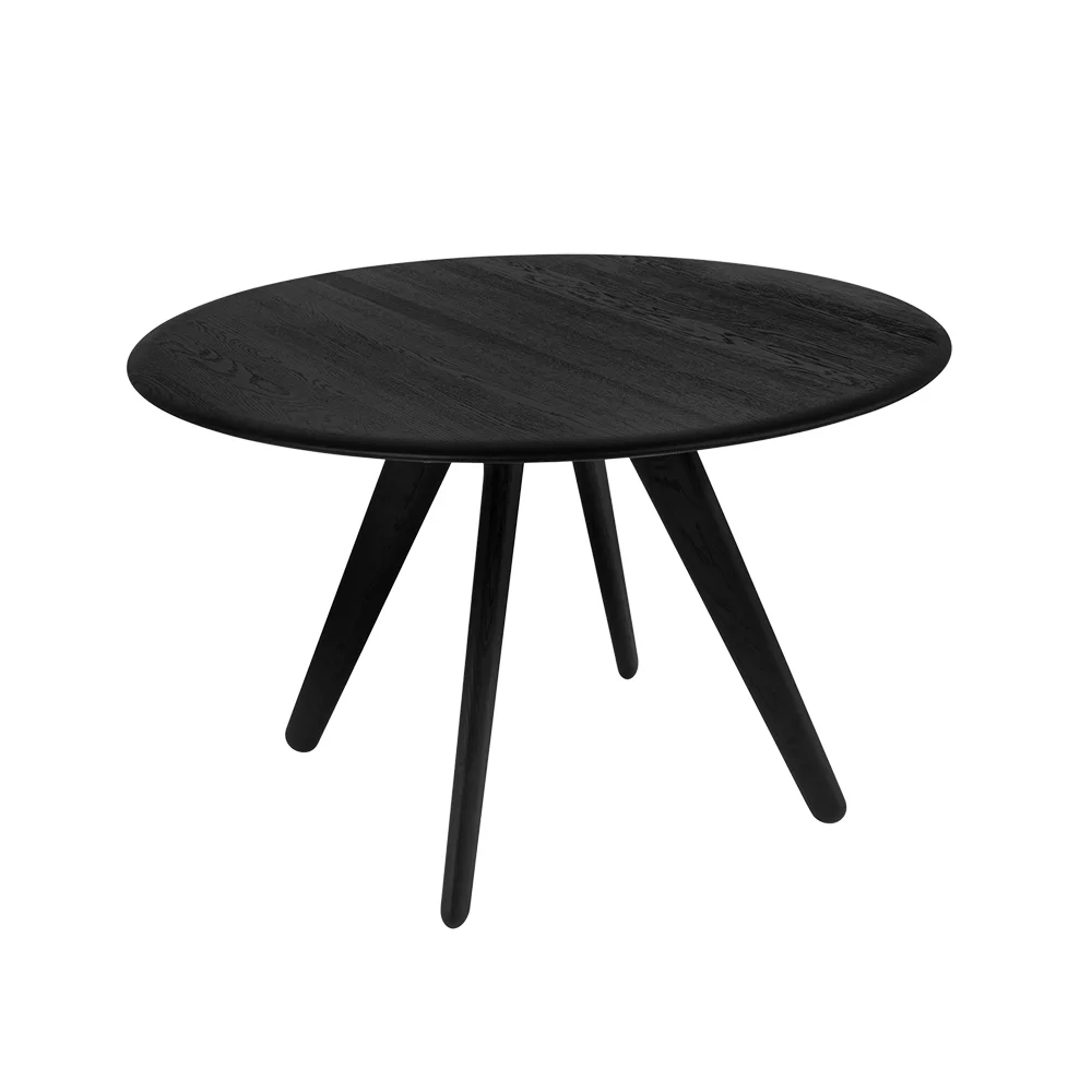 Tom Dixon, Slab rundt bord 120cm sort