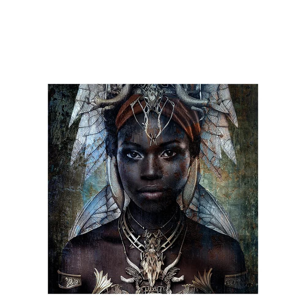 Artwood, THE GIRL FROM NUBA fototavle - 120x120, Aluminium