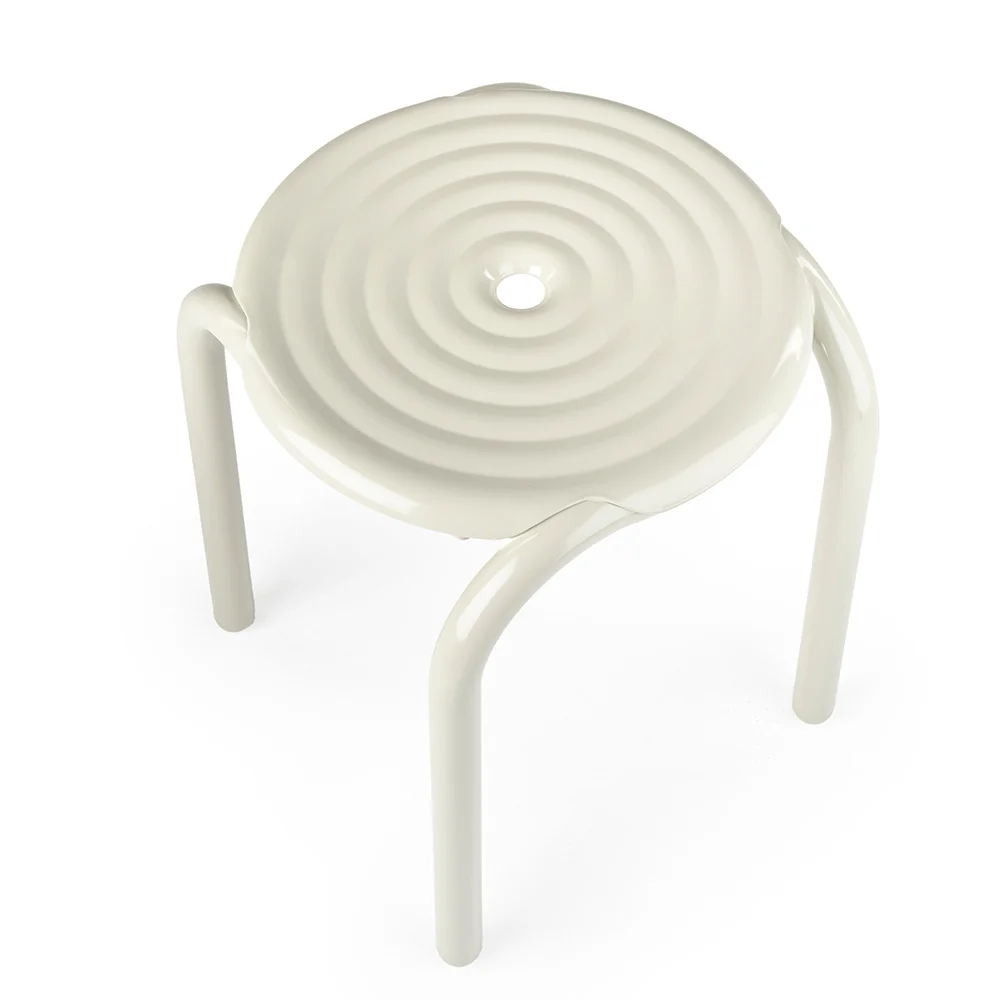 Tom Dixon Groove skammel 45 cm Putty